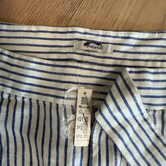Madewell striped wide leg Harlow pants size 22W m12 - Picture 3 of 5